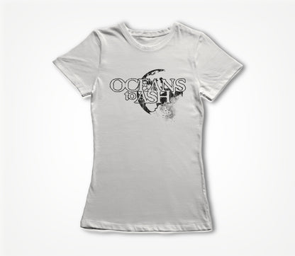 Oceans to Ash - Moon - White Women's T-shirt