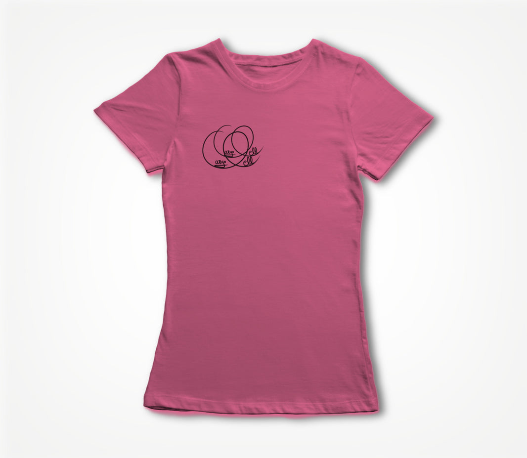 Limited edition double scribble 'Cargo Qell' Women's T-shirt