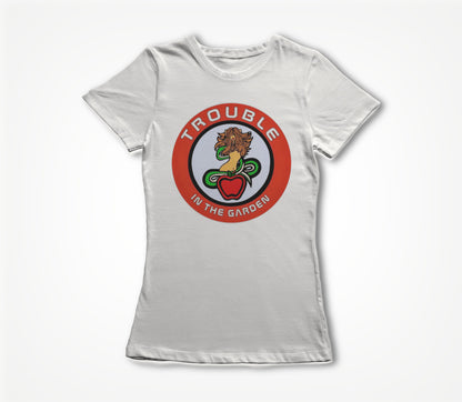 Woman and Serpent Round Women's T-shirt