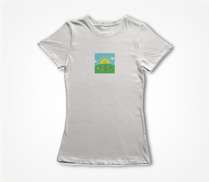 White w/ Sunshine Women's T-shirt