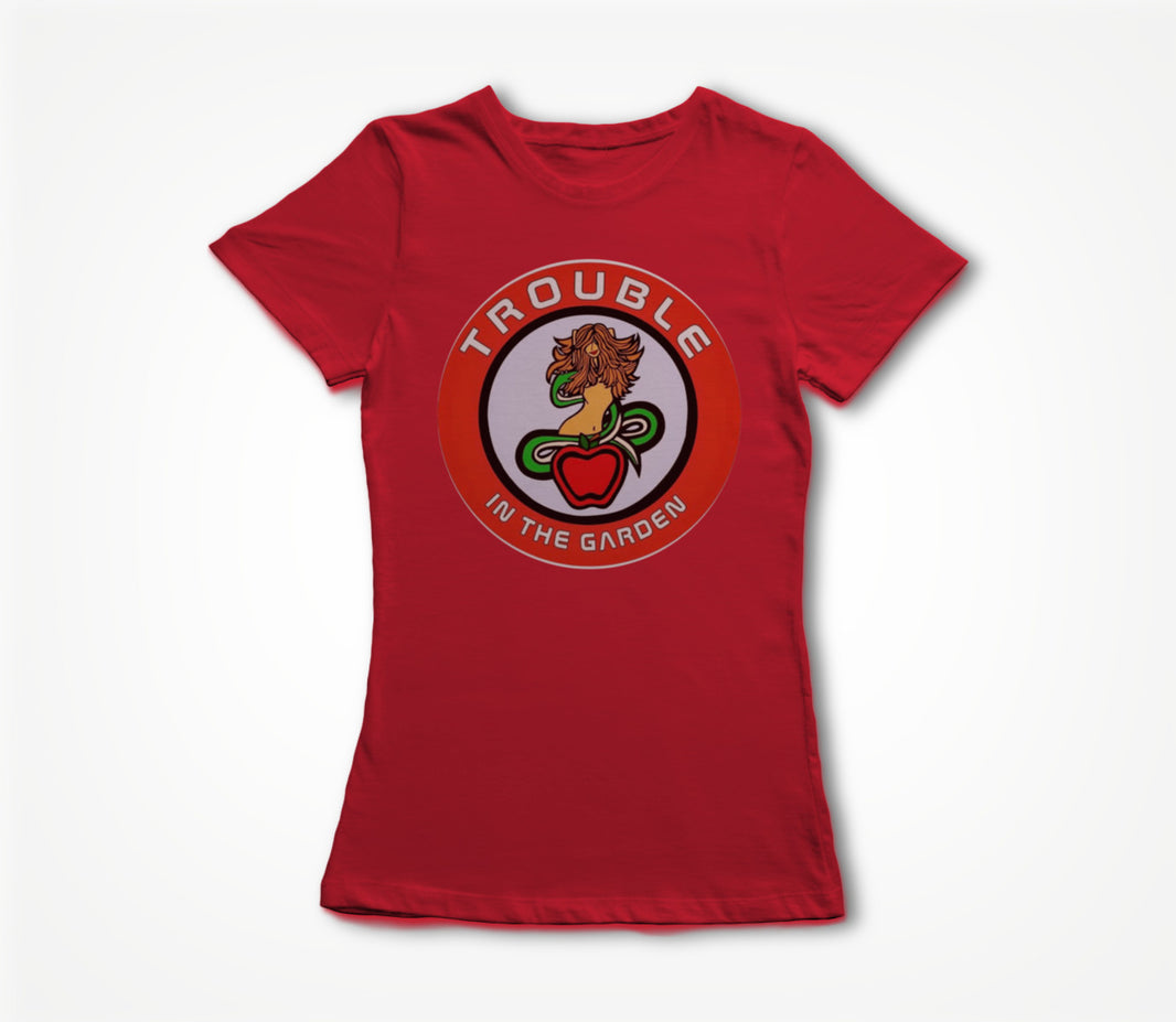 Woman and Serpent Round Women's T-shirt