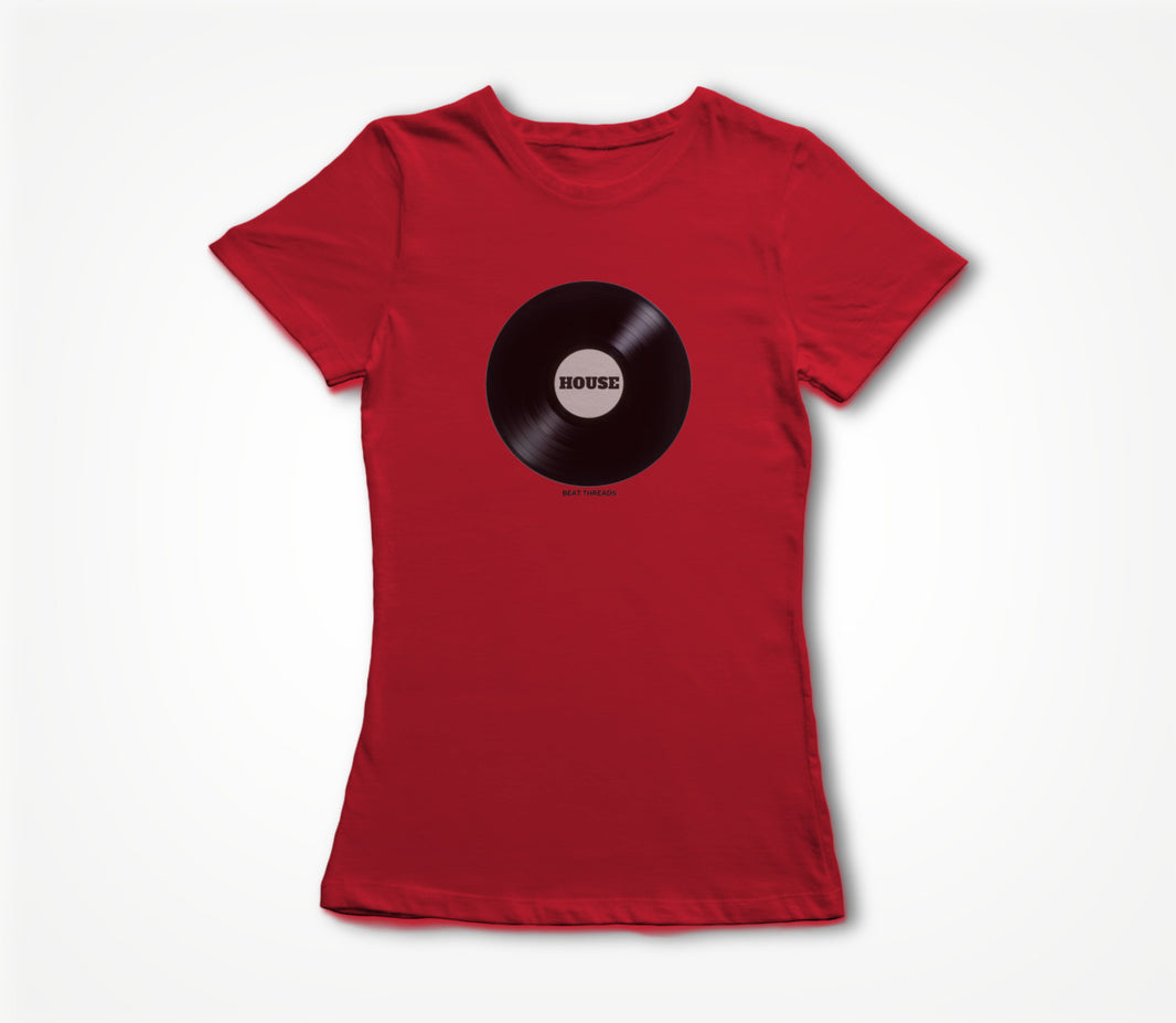 RECORD - HOUSE - RED Women's T-shirt