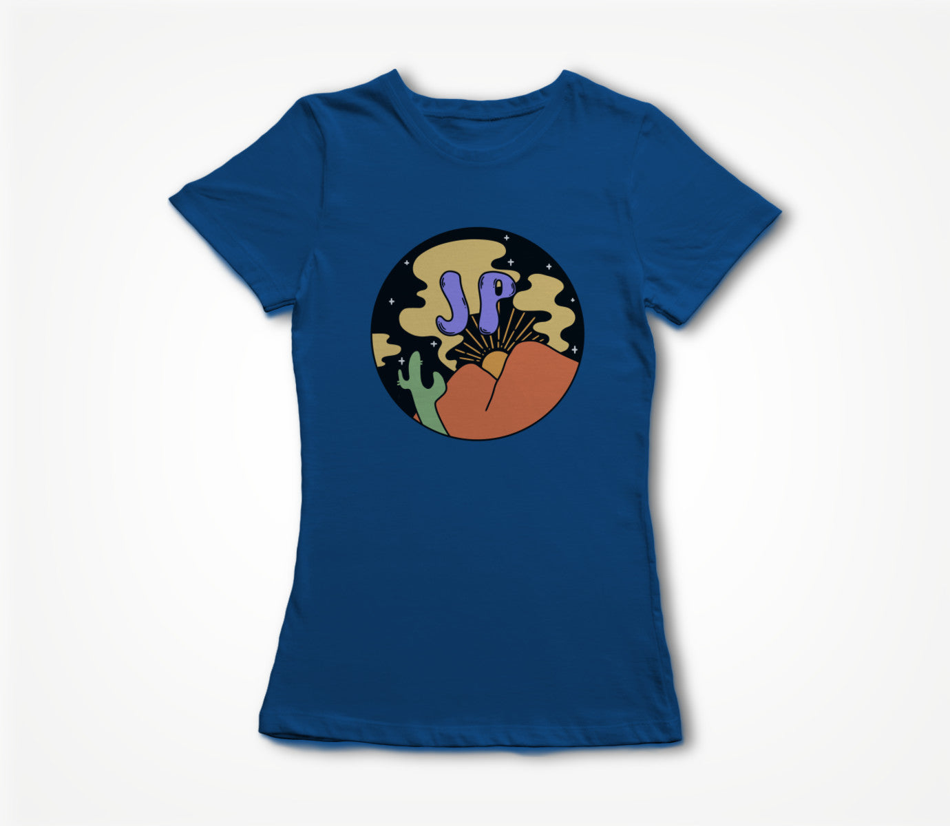 Jeremy Parsons Open Air Logo Royal Blue Women's T-shirt