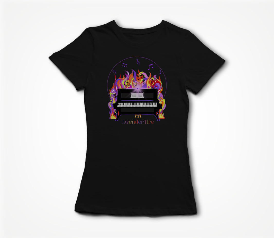 Piano and Fire Design Women's T-shirt