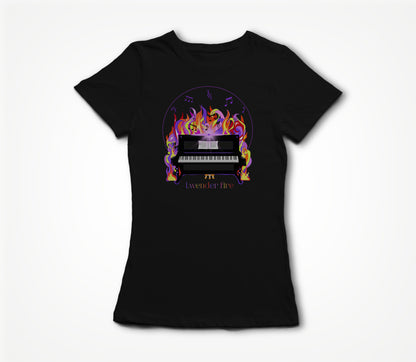 Piano and Fire Design Women's T-shirt