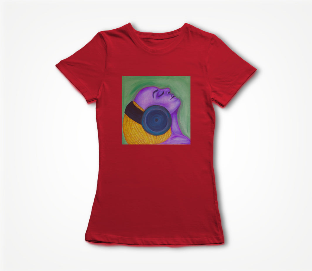 headphone girl Women's T-shirt