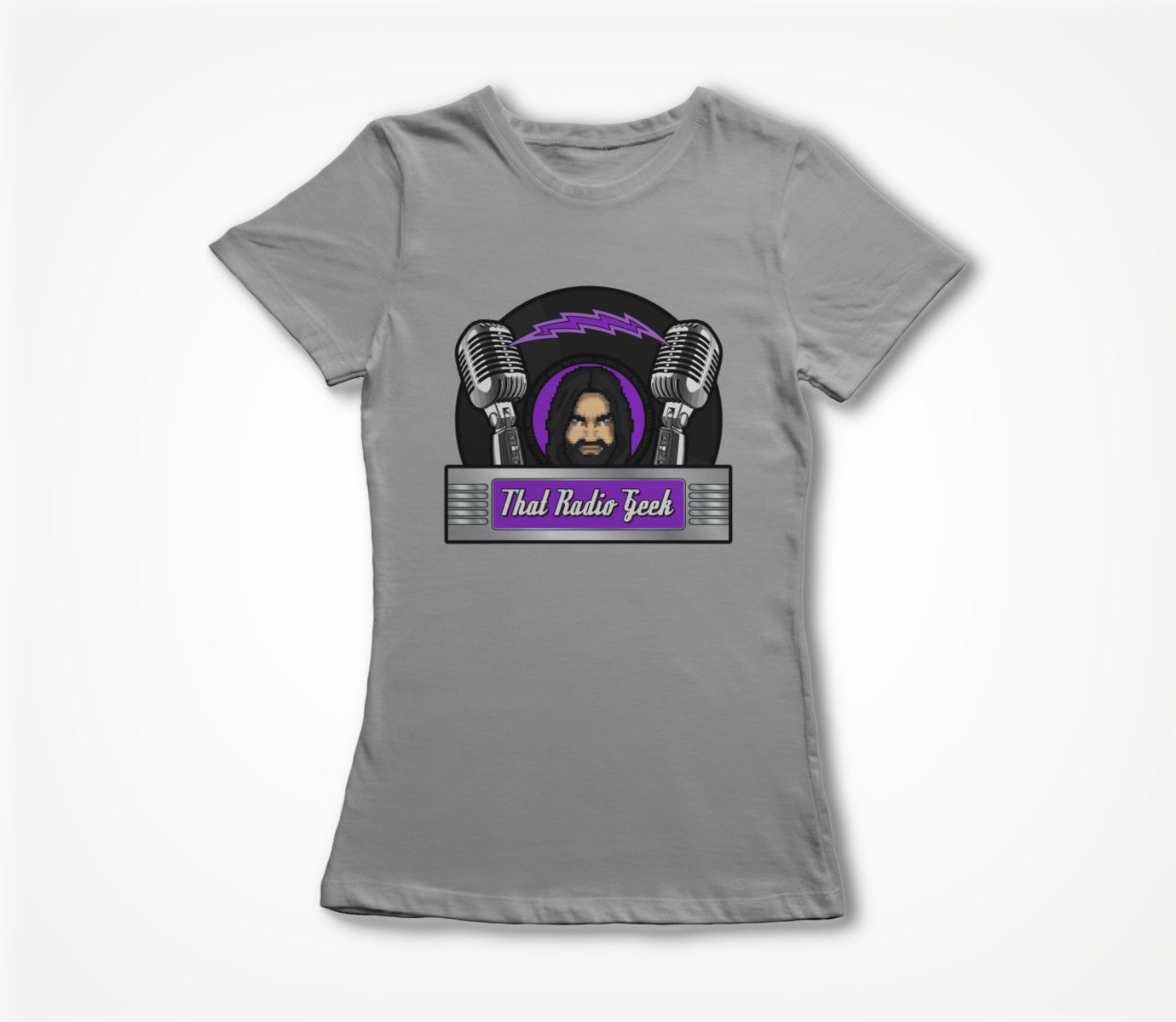 Logo on Grey Women's T-shirt