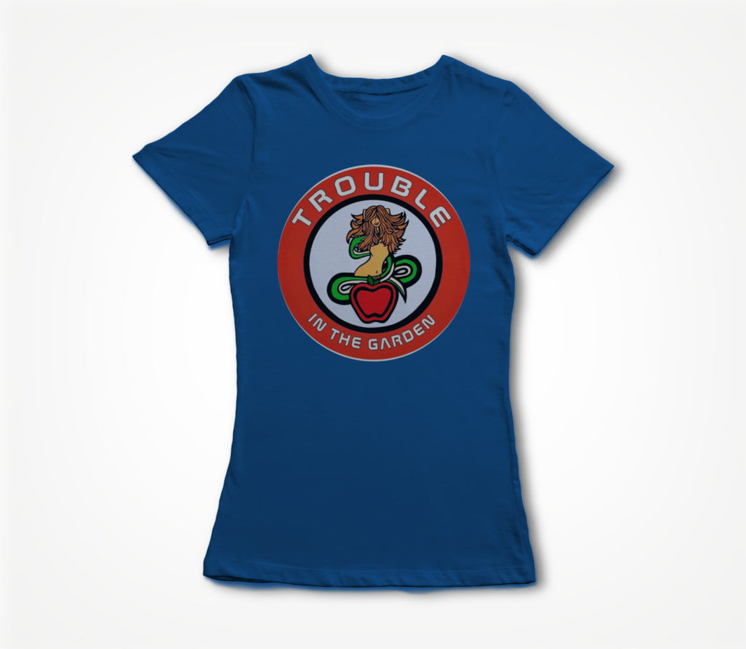 Woman and Serpent Round Women's T-shirt