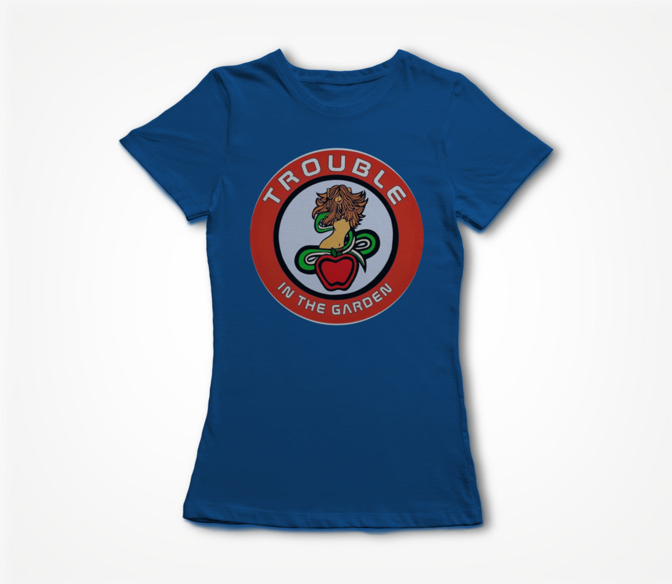 Woman and Serpent Round Women's T-shirt