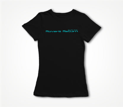 Ravers Return Bright Blue Text Women's T-shirt