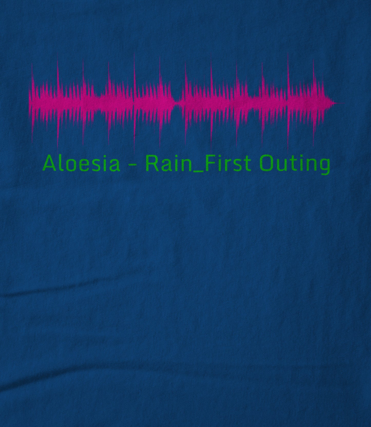 Rain_First Outing Waveform Unisex T-shirt