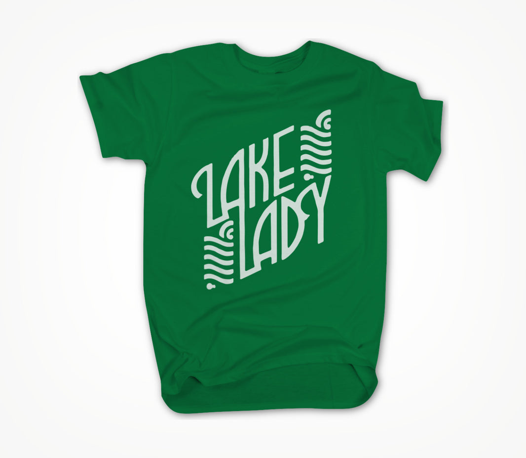 Lake Logo (white) by Leah Chappell Unisex T-shirt