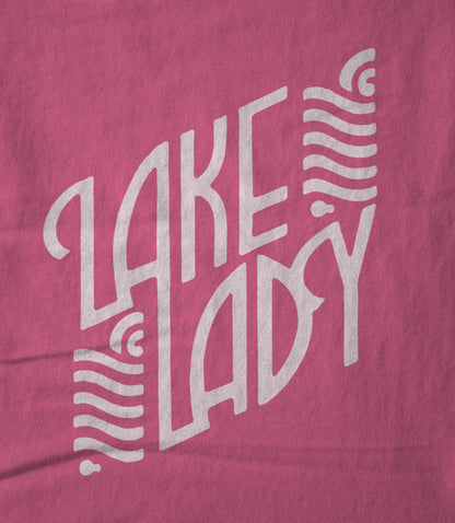Lake Logo (white) by Leah Chappell Unisex T-shirt