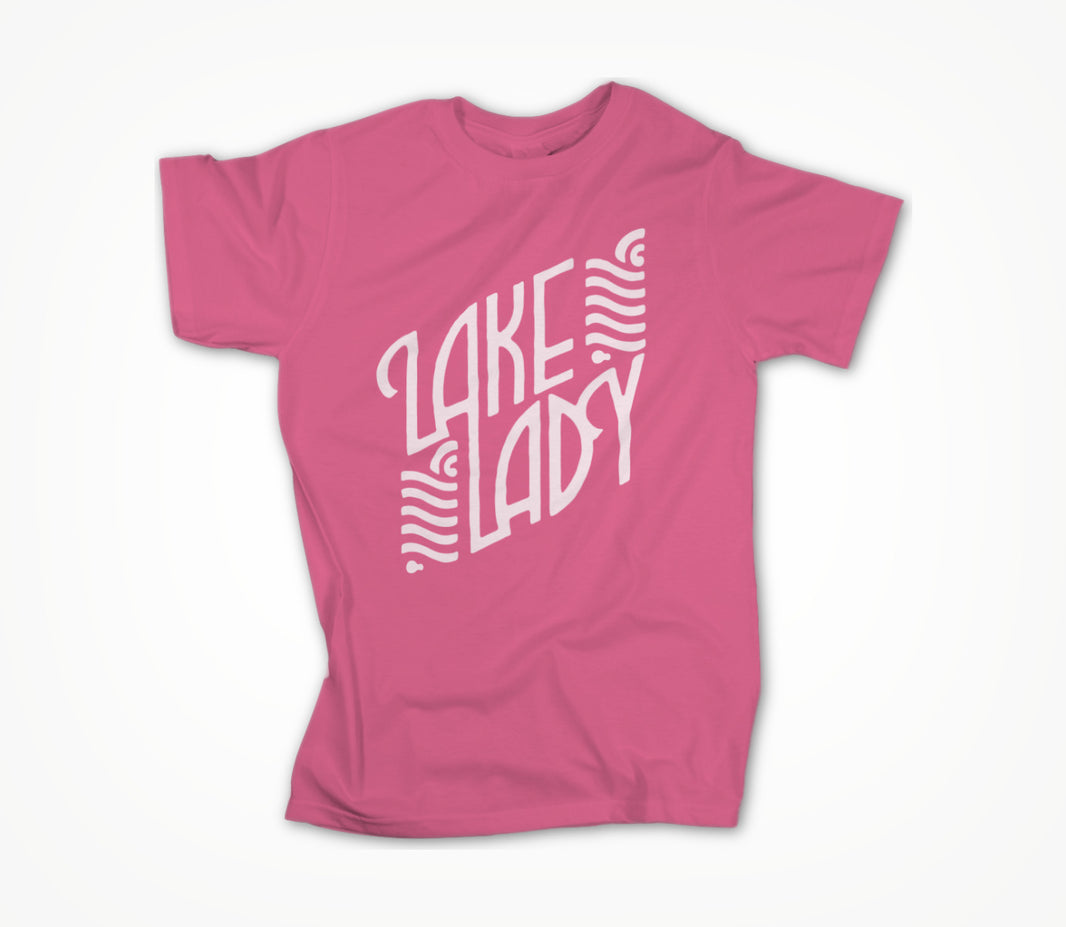 Lake Logo (white) by Leah Chappell Unisex T-shirt