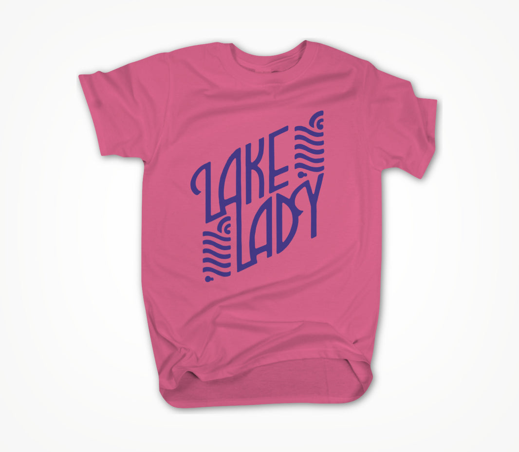 Lake Logo (blue) by Leah Chappell Unisex T-shirt
