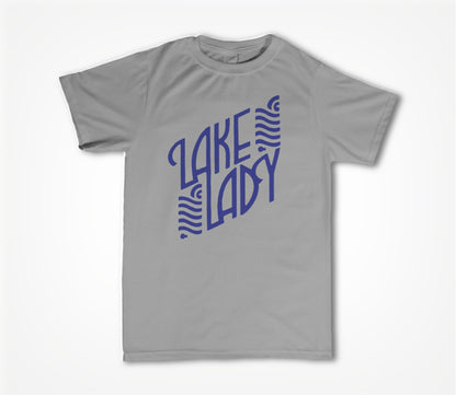 Lake Logo (blue) by Leah Chappell Unisex T-shirt