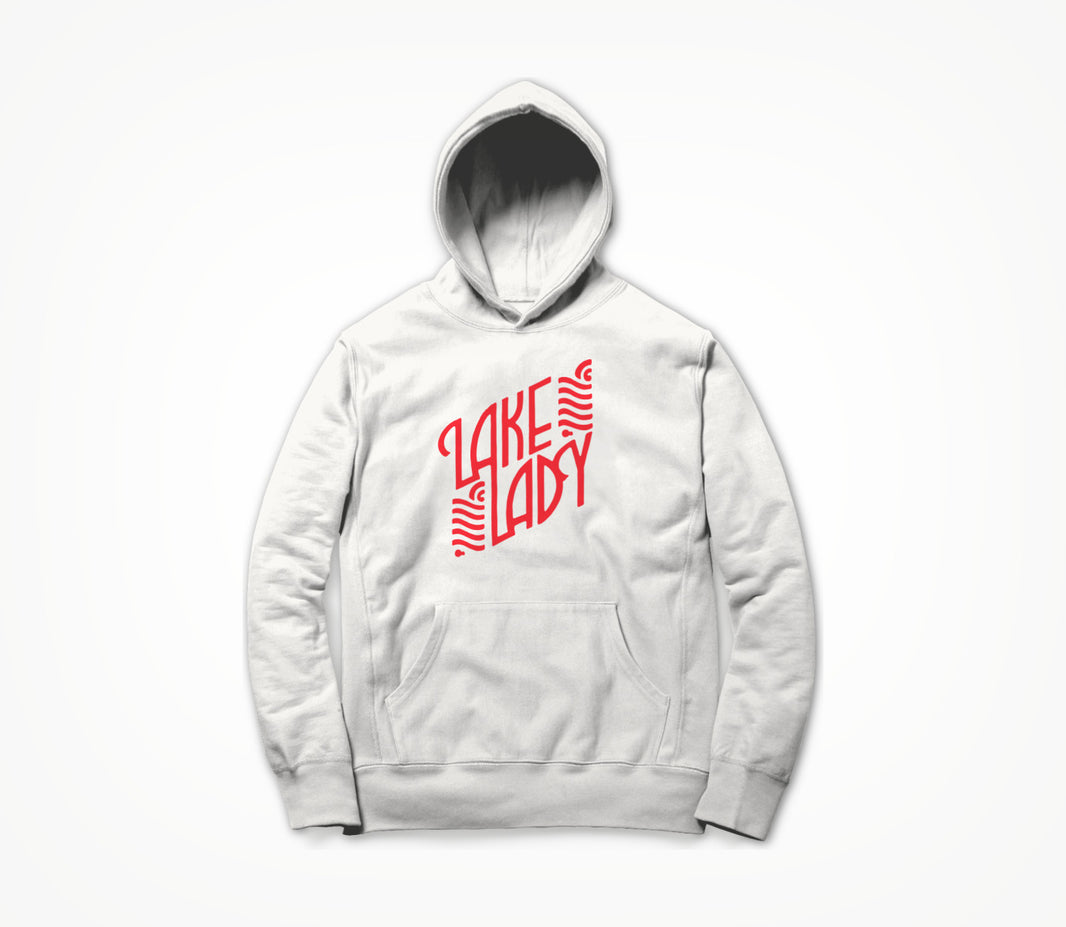 Lake Logo (red) by Leah Chappell Hoodie