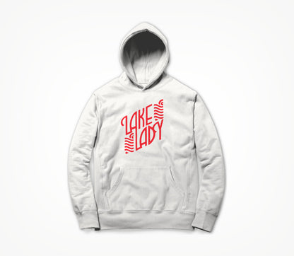 Lake Logo (red) by Leah Chappell Hoodie