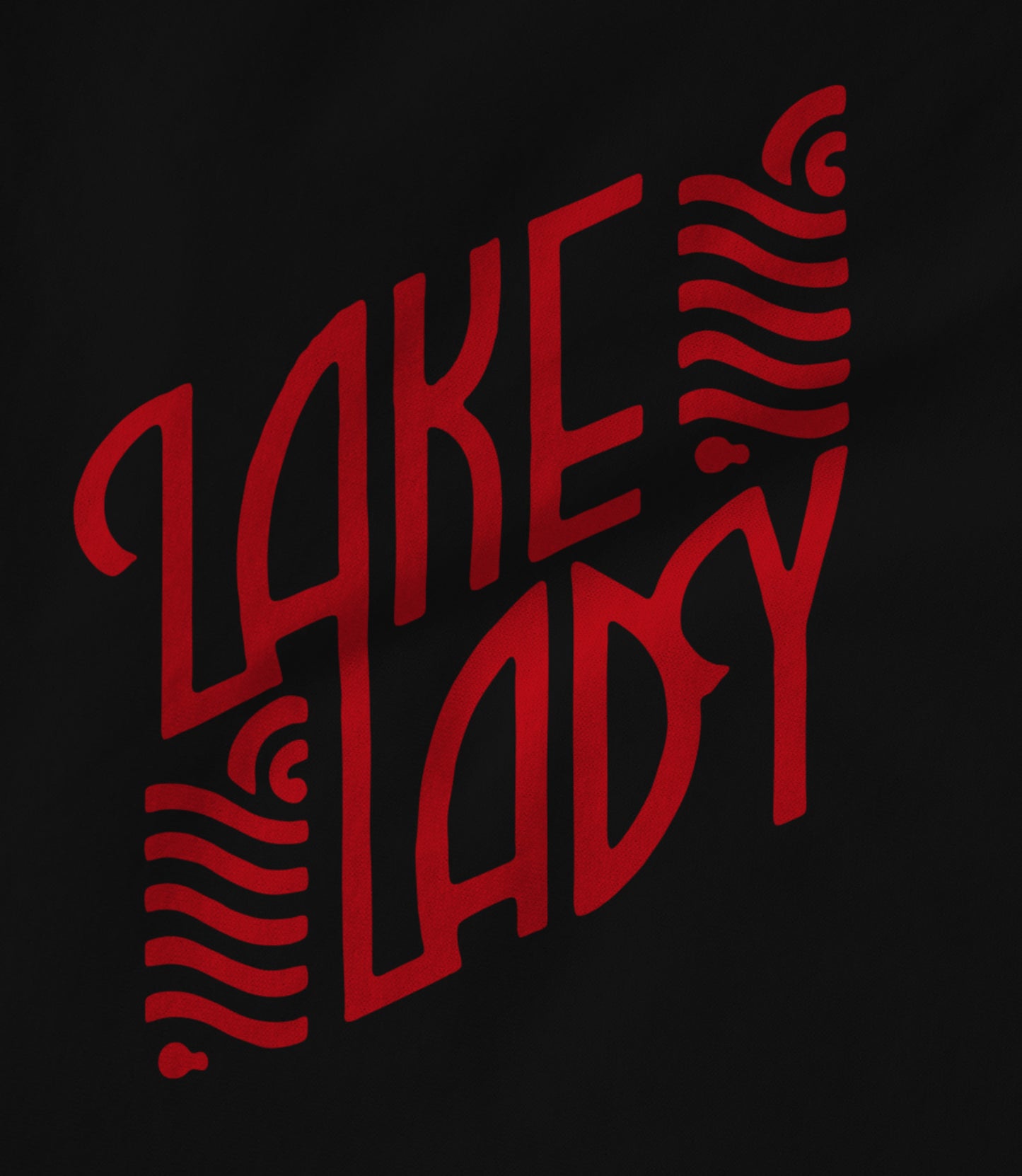 Lake Logo (red) by Leah Chappell Hoodie
