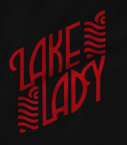 Lake Logo (red) by Leah Chappell Hoodie