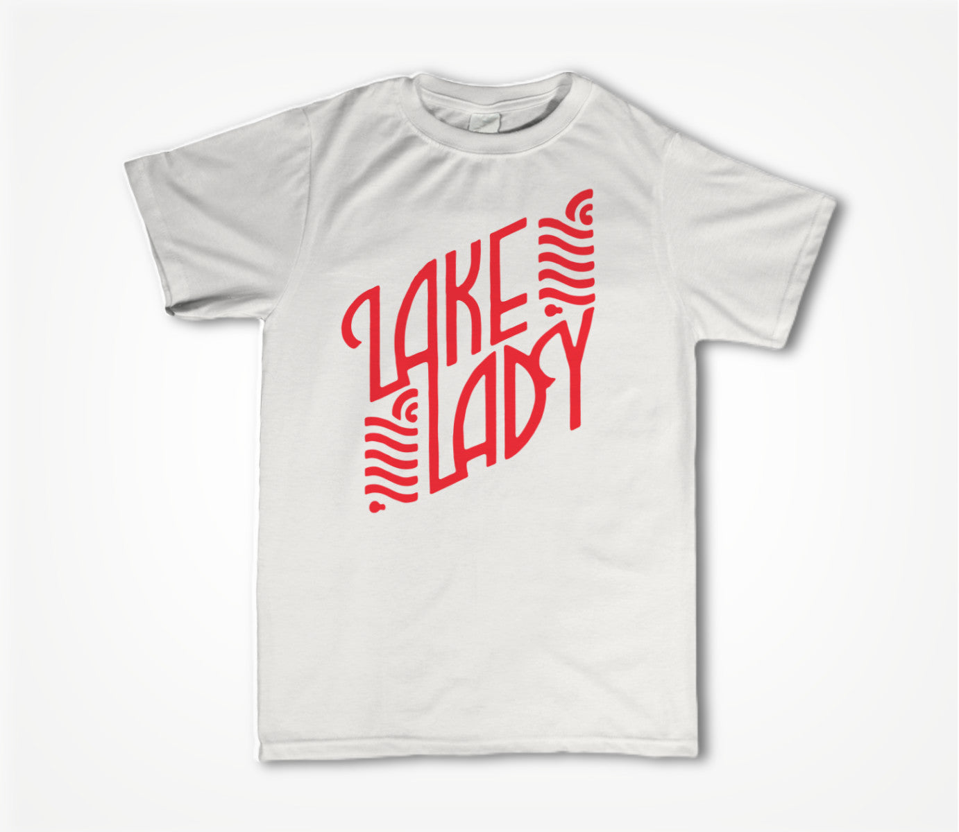 Lake Logo (red) by Leah Chappell Unisex T-shirt