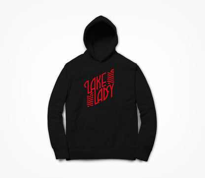 Lake Logo (red) by Leah Chappell Hoodie