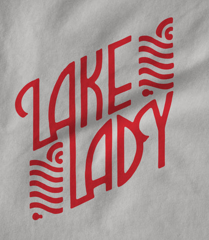 Lake Logo (red) by Leah Chappell Unisex T-shirt