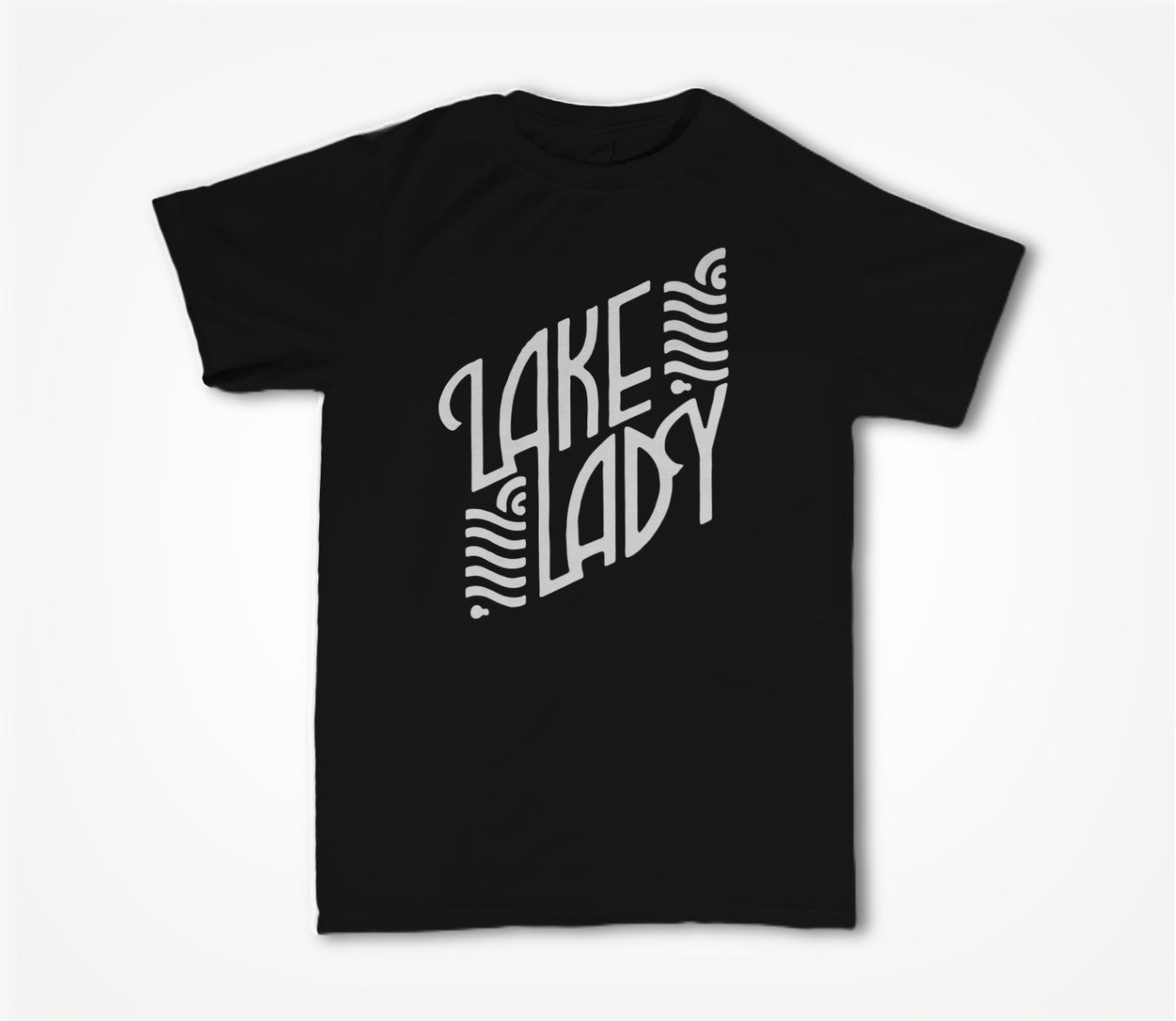 Lake Logo (white) by Leah Chappell Unisex T-shirt