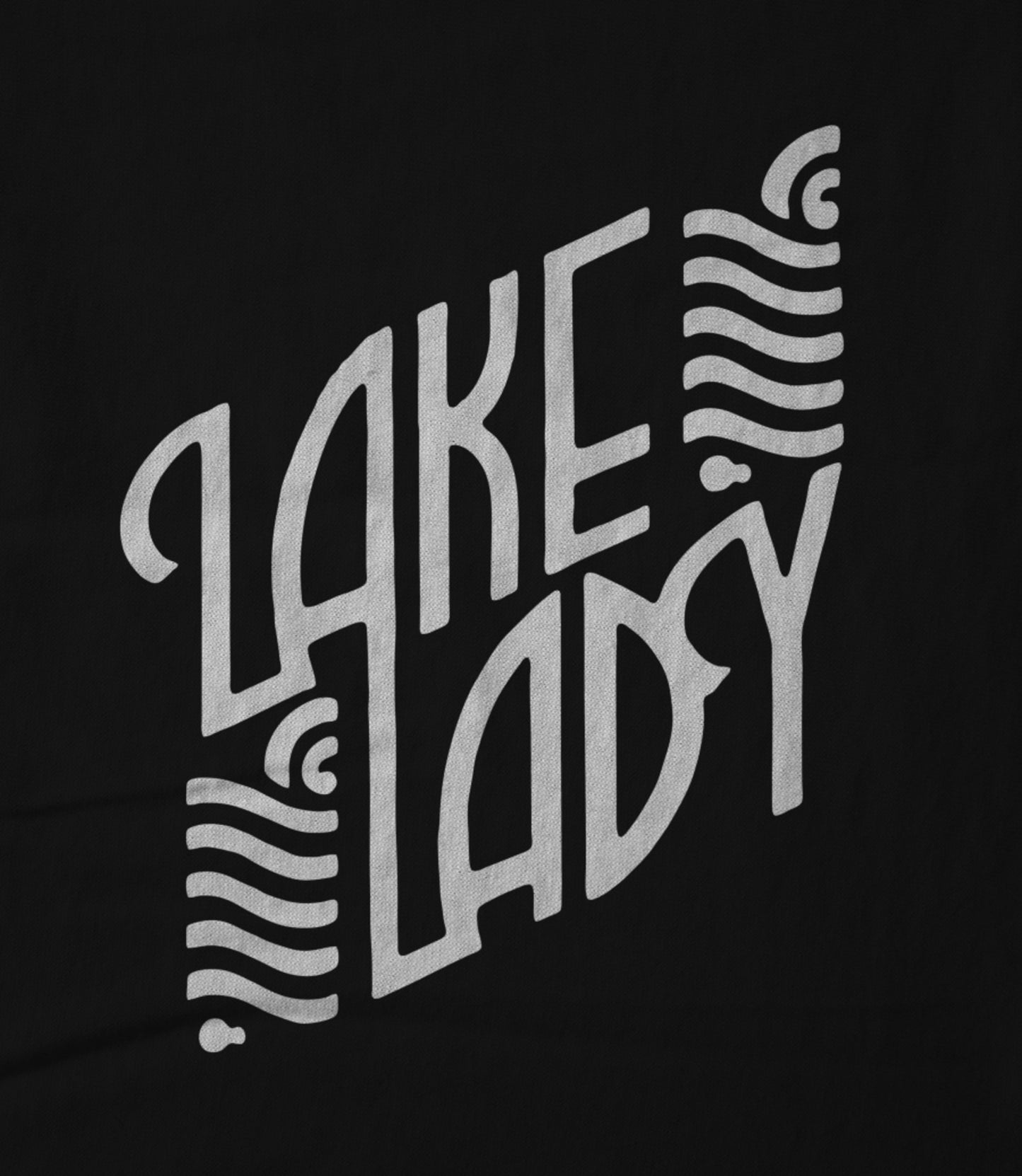 Lake Logo (white) by Leah Chappell Unisex T-shirt