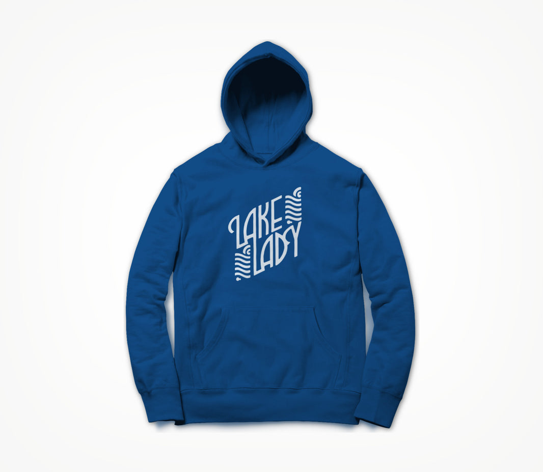 Lake Logo (white) by Leah Chappell Hoodie