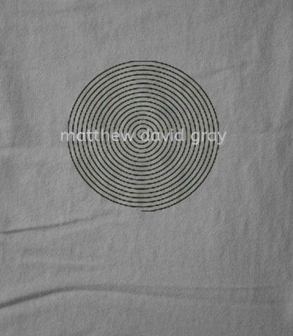 Matthew David Gray Spiral Unisex T-shirt