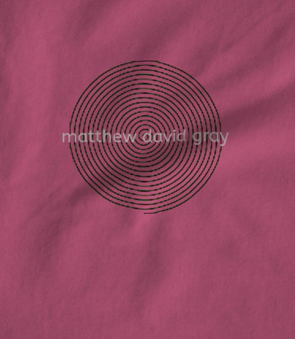 Matthew David Gray Spiral Unisex T-shirt