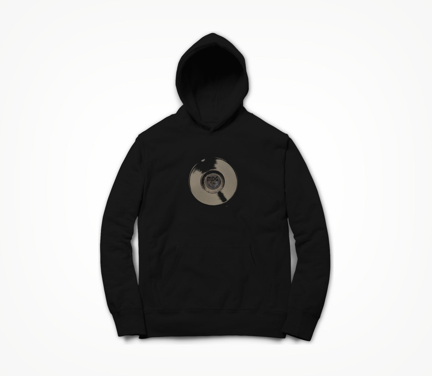 On Vinyl Record- Clear Hoodie