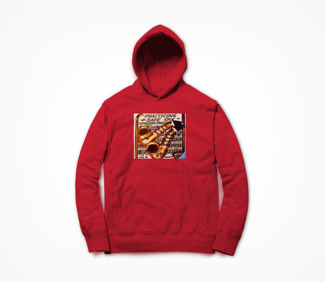 Practicing Safe Sax! Hoodie