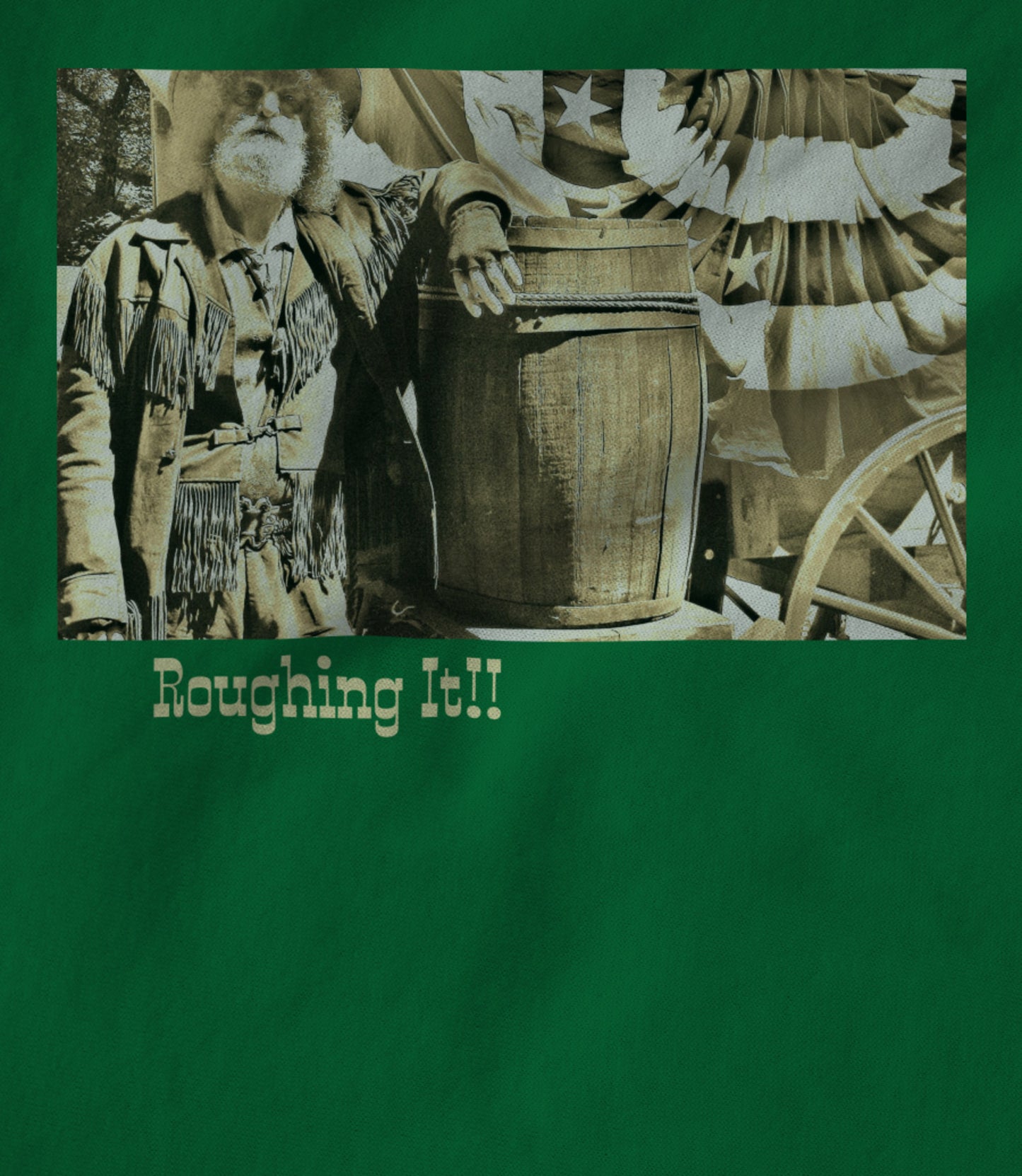 Roughing it !! Unisex T-shirt