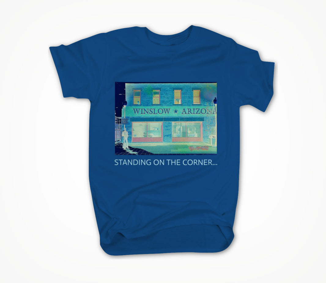 STANDING ON A CORNER.... Unisex T-shirt