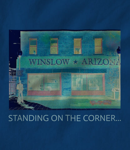 STANDING ON A CORNER.... Unisex T-shirt