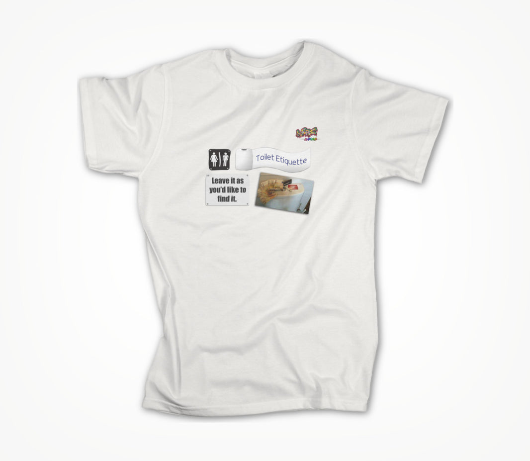 Toilet Etiquette Unisex T-shirt