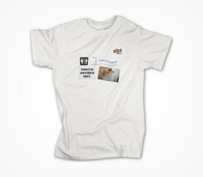 Toilet Etiquette Unisex T-shirt