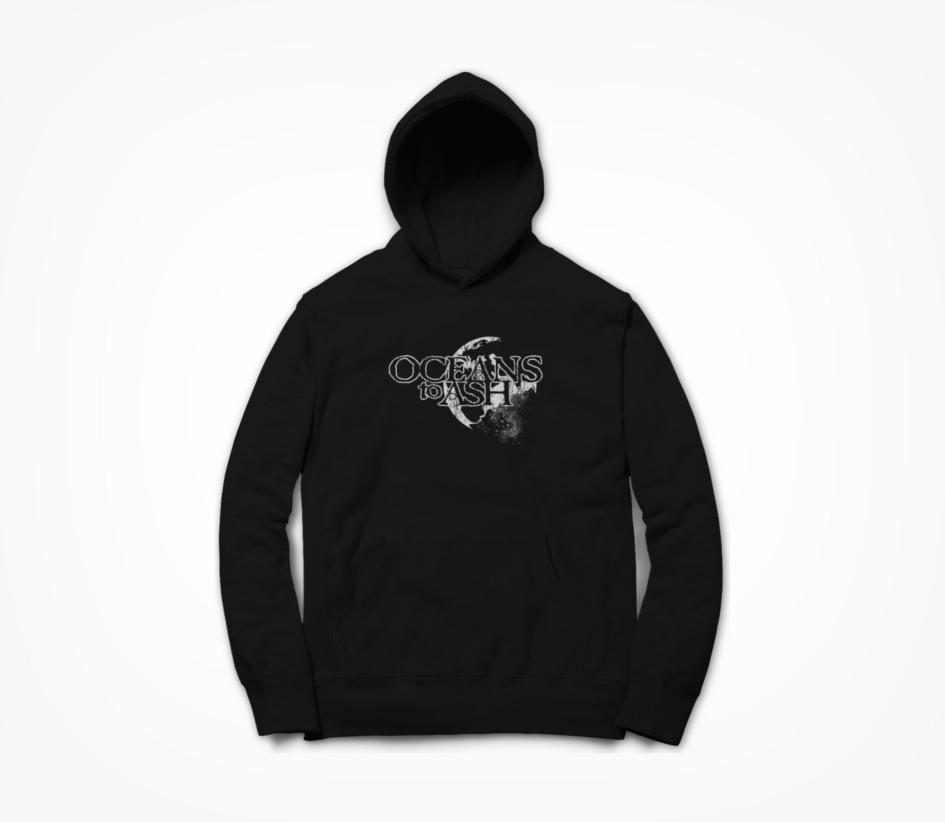 Oceans to Ash - Moon - Black Hoodie