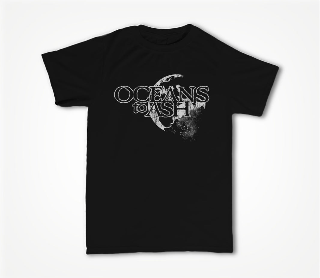 Oceans to Ash - Moon - Black Unisex T-shirt