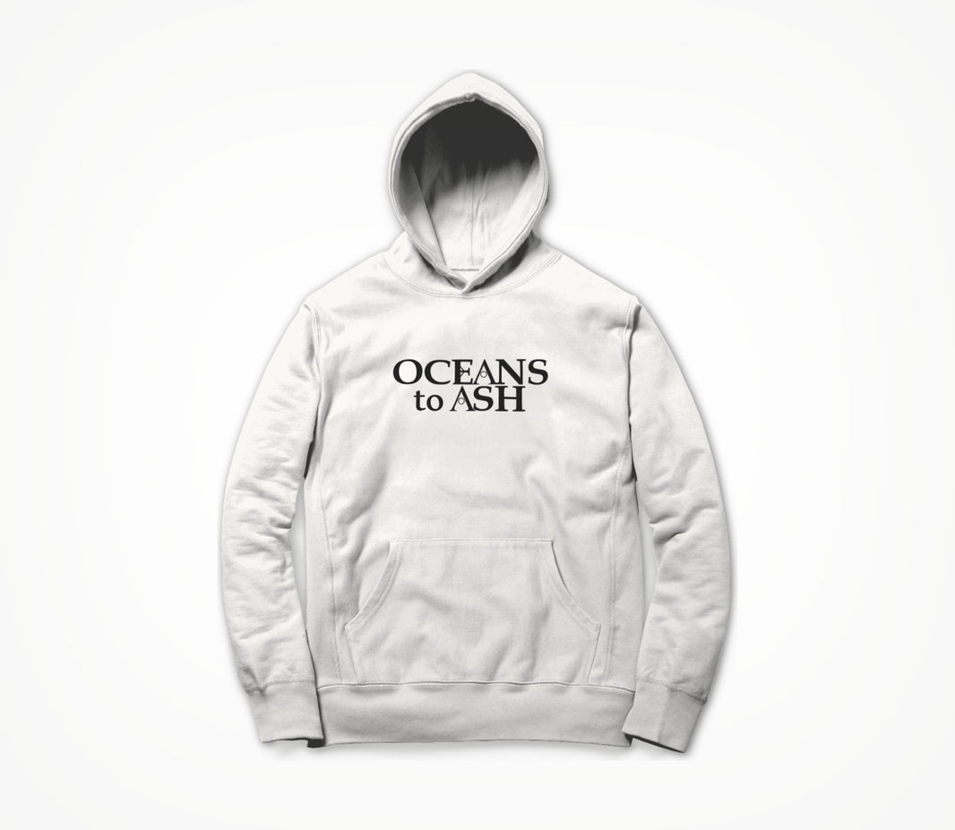 Oceans to Ash - Name - White Hoodie