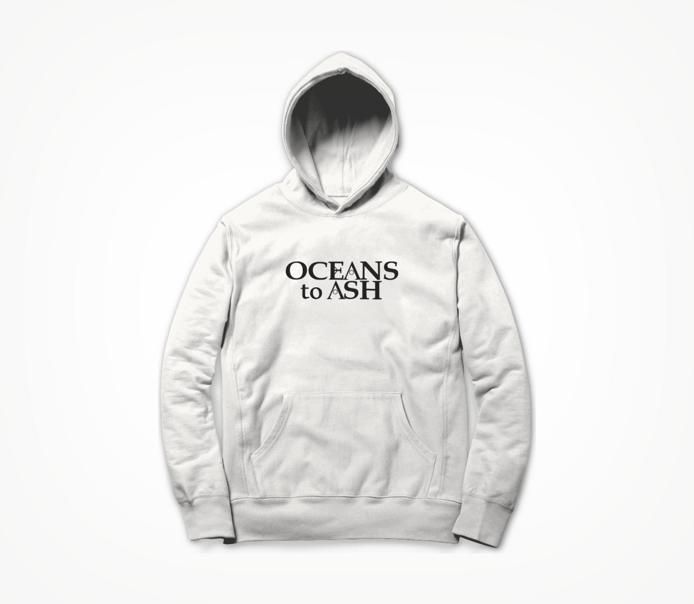 Oceans to Ash - Name - White Hoodie