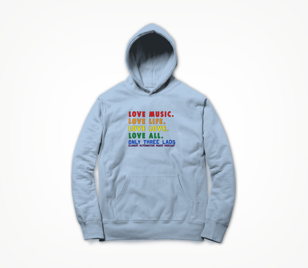 Love All - Baby Blue Hoodie