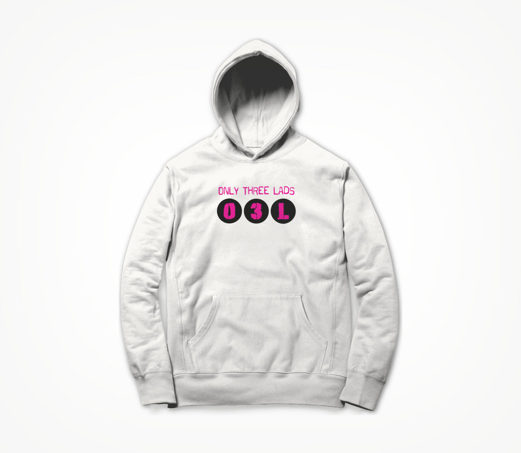 O3L Podcast - Logo Design (White) Hoodie