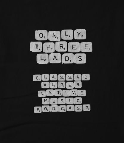 Word Game - White Letters Hoodie