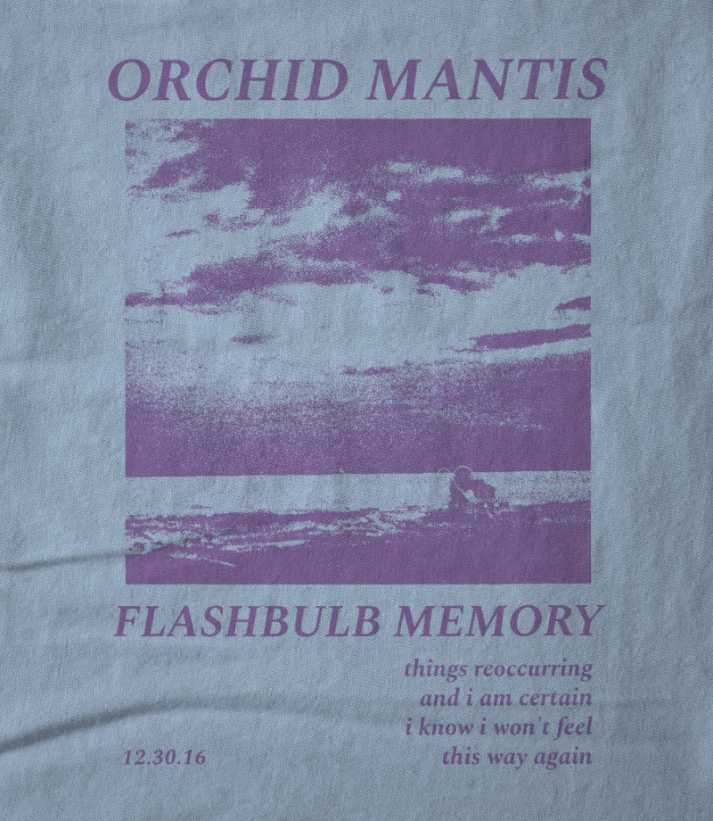 Flashbulb Shirt - Baby Blue/Purple