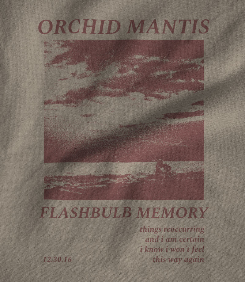 Flashbulb Shirt - Creme/Red