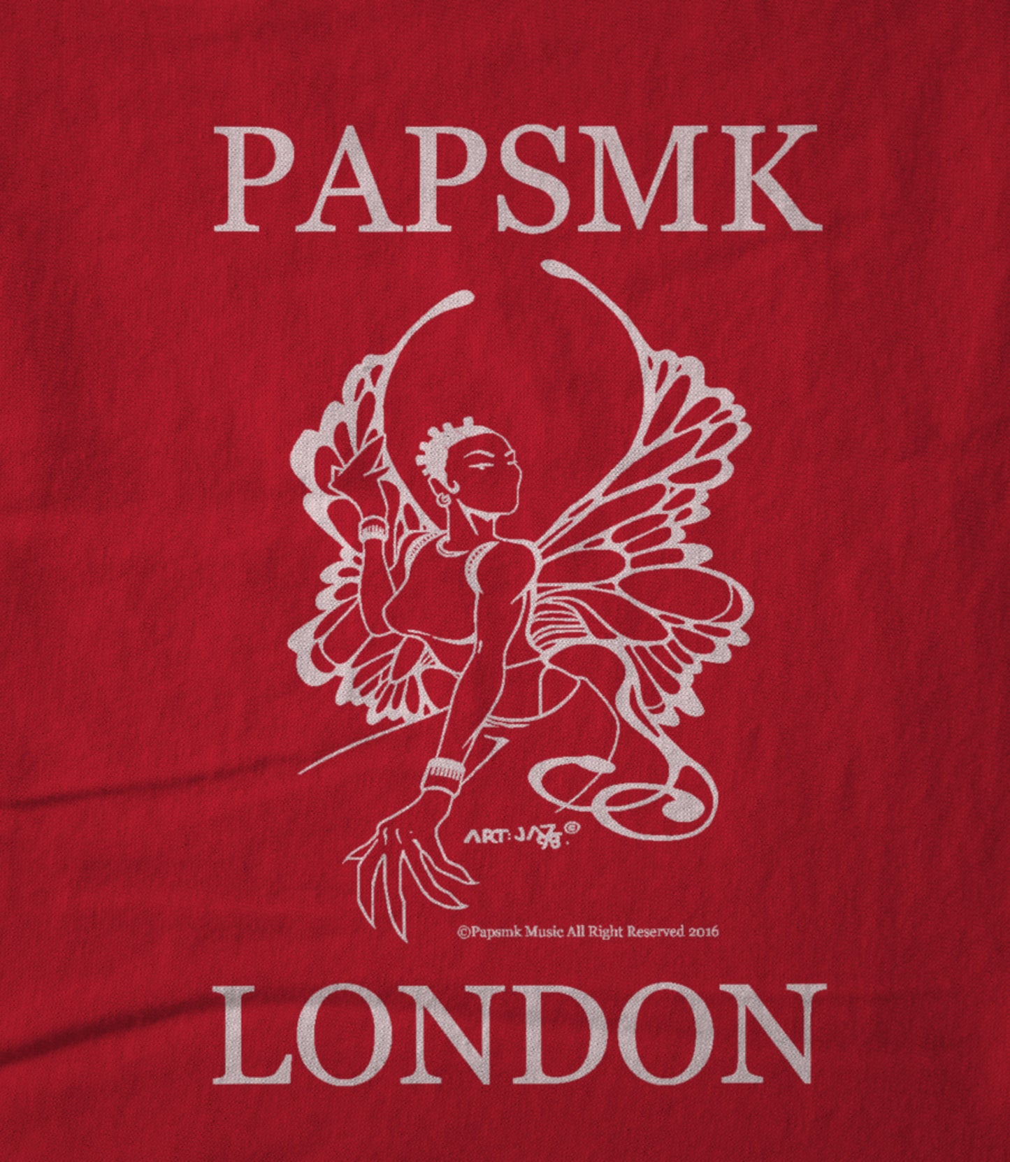 PAPSMK LONDON Logo w1 Red Women's T-shirt