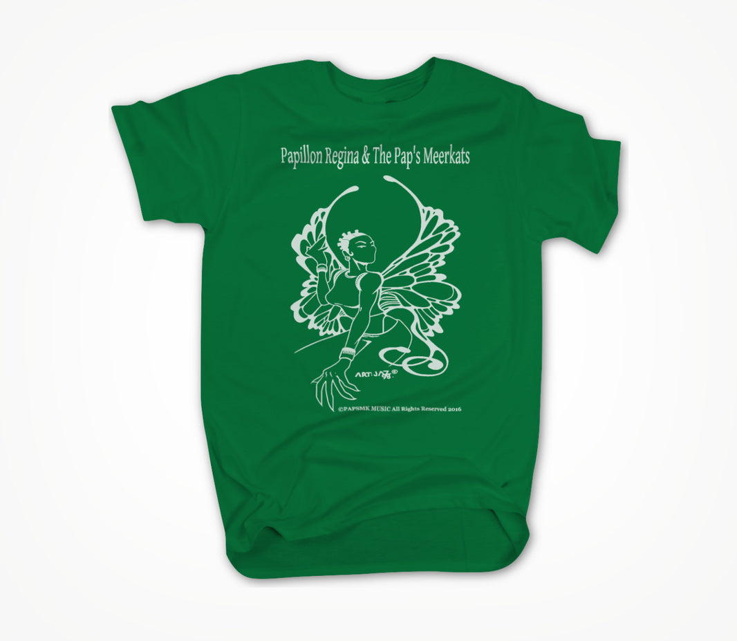 Papillon SMK logo w2 Green Unisex T-shirt